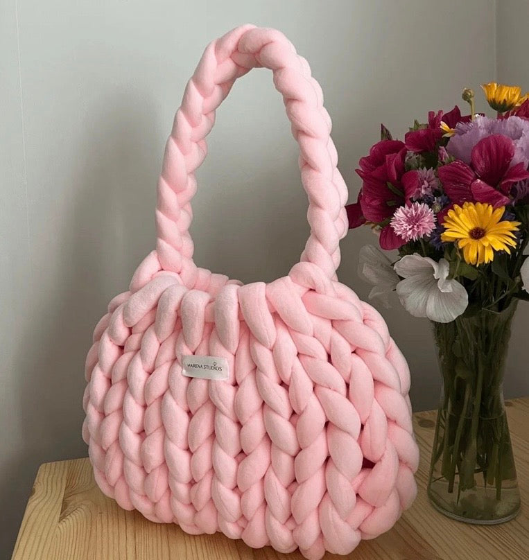 PINK BUBBLE BAG in LARGE