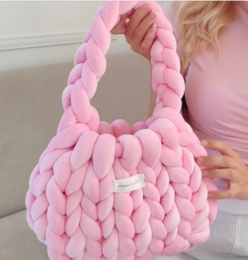 PINK BUBBLE BAG in MEDIUM