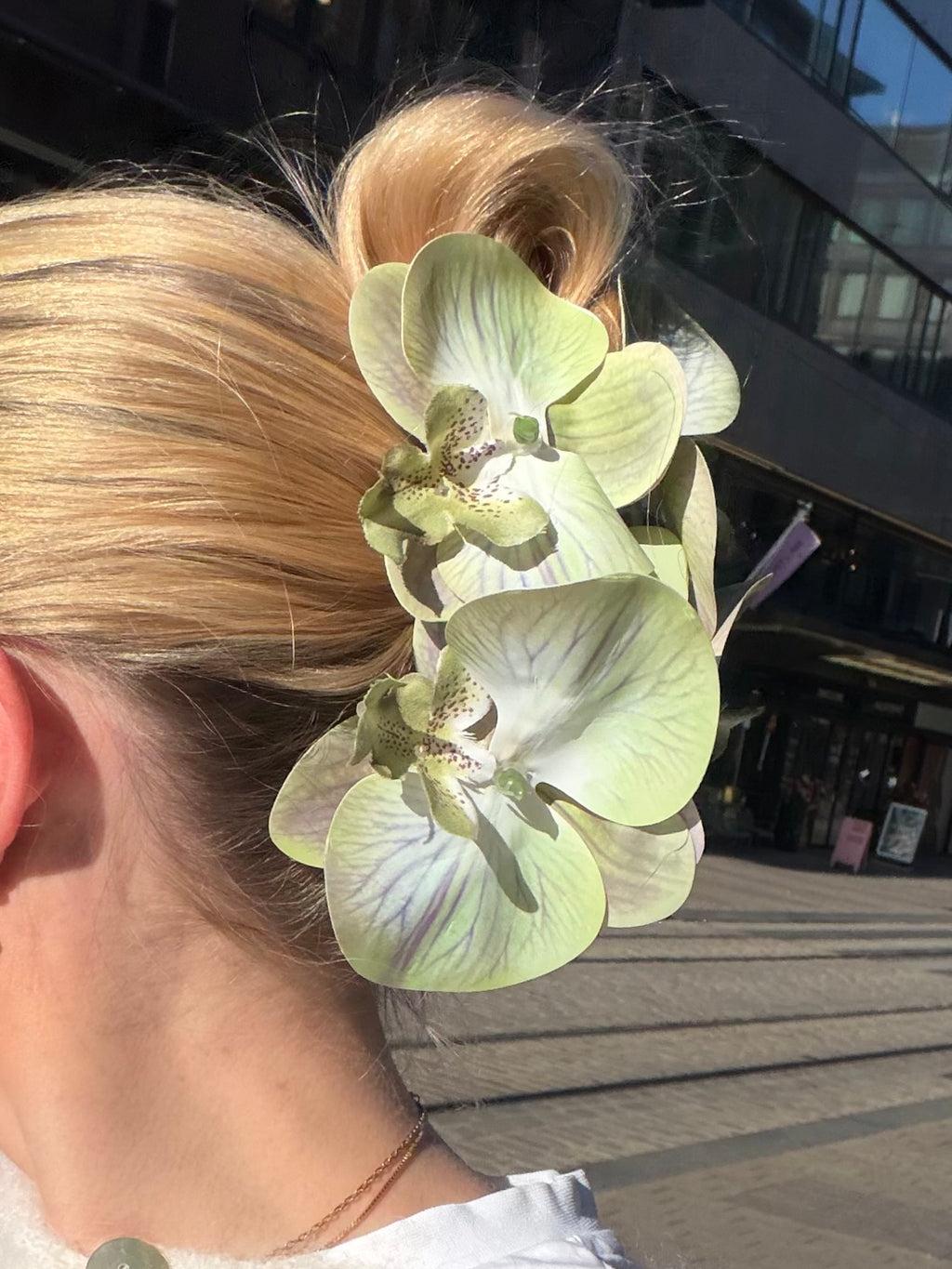 Flowerclip Matcha Large
