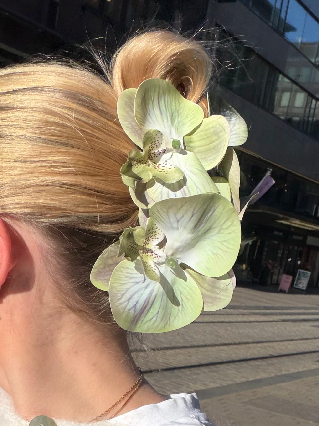 Flowerclip Matcha Large