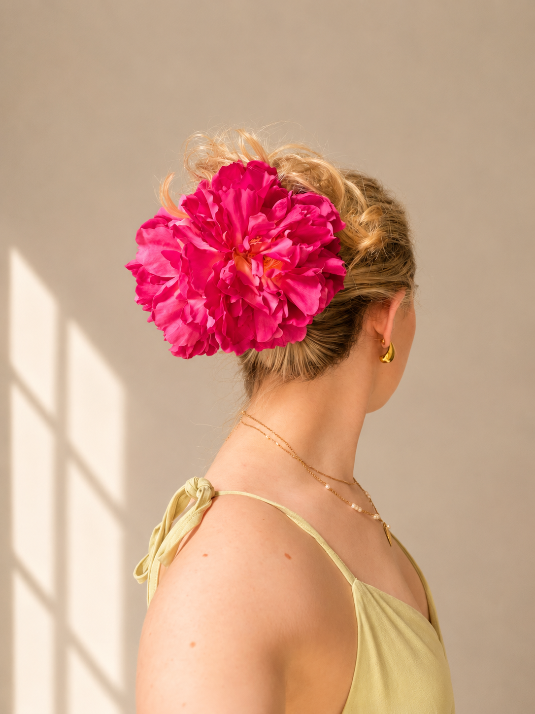 Piony flowerclip Pink