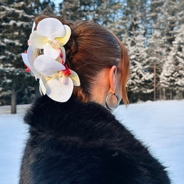 Flowerclip white large