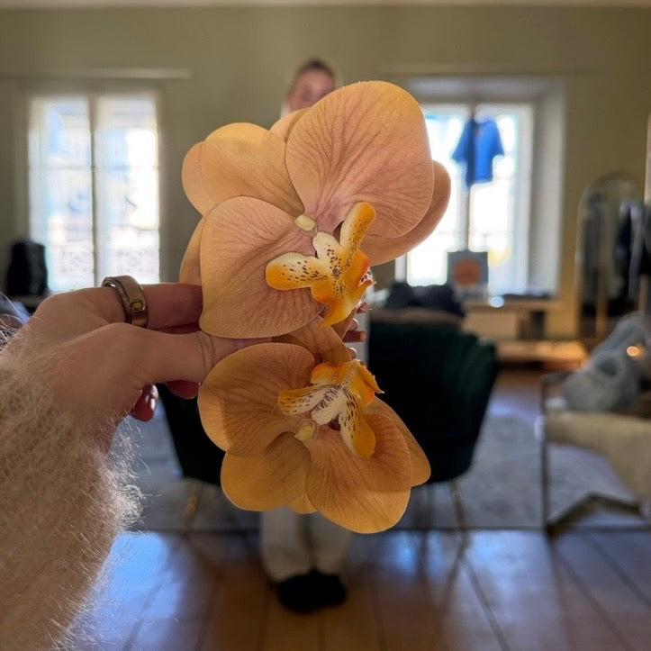 Flowerclip golden large