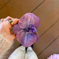 Flowerclip purple small
