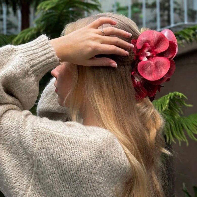 Flowerclip Red Large