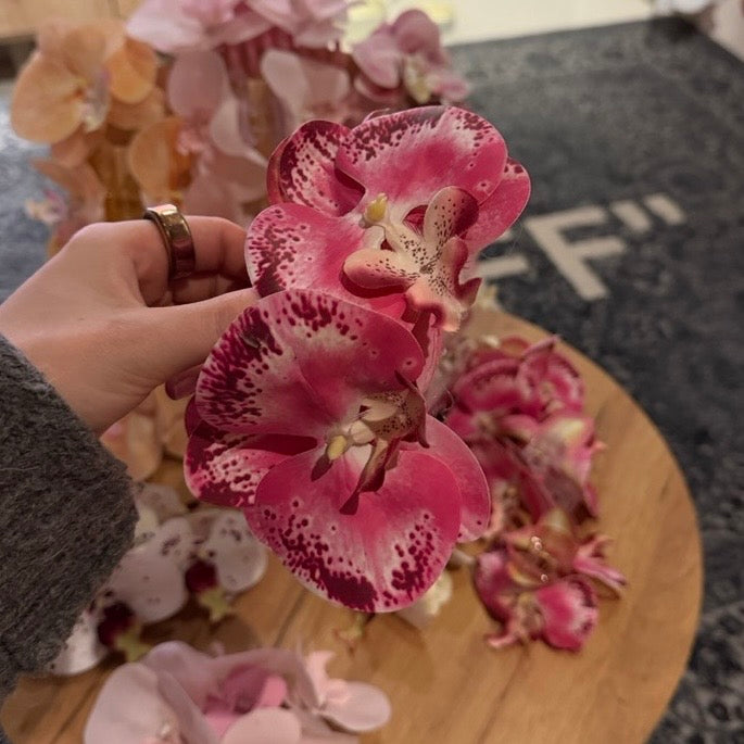 Flowerclip hot pink large