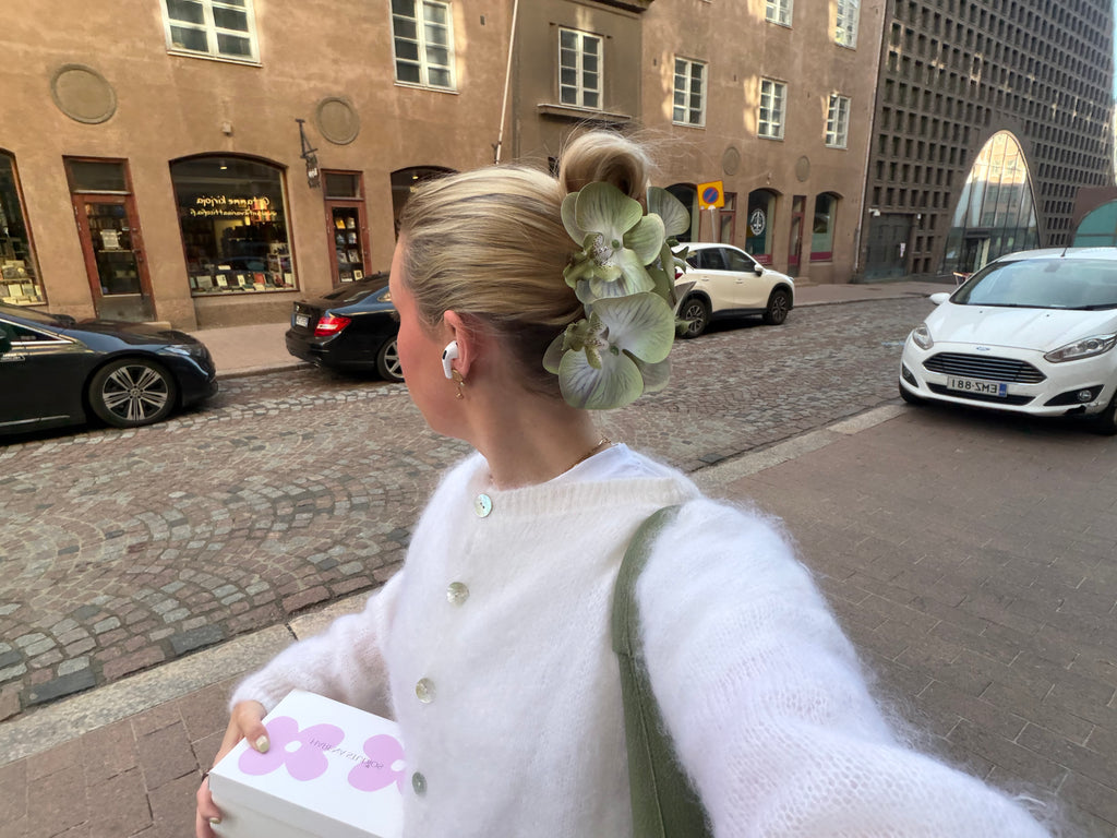 Flowerclip Matcha Large